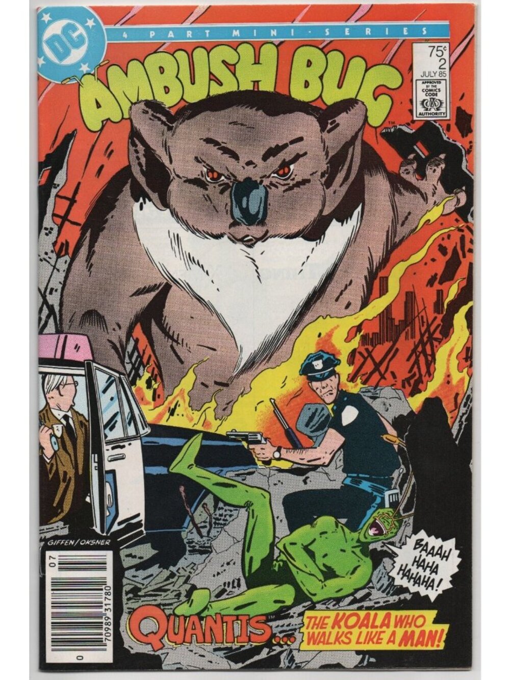 Ambush Bug 2 DC Comics 1985 VF- 7.5 Keith Giffen Quantis Koala